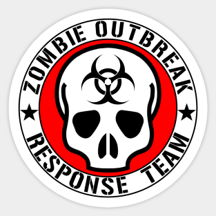 Zombie Outbreak Response Team Sticker